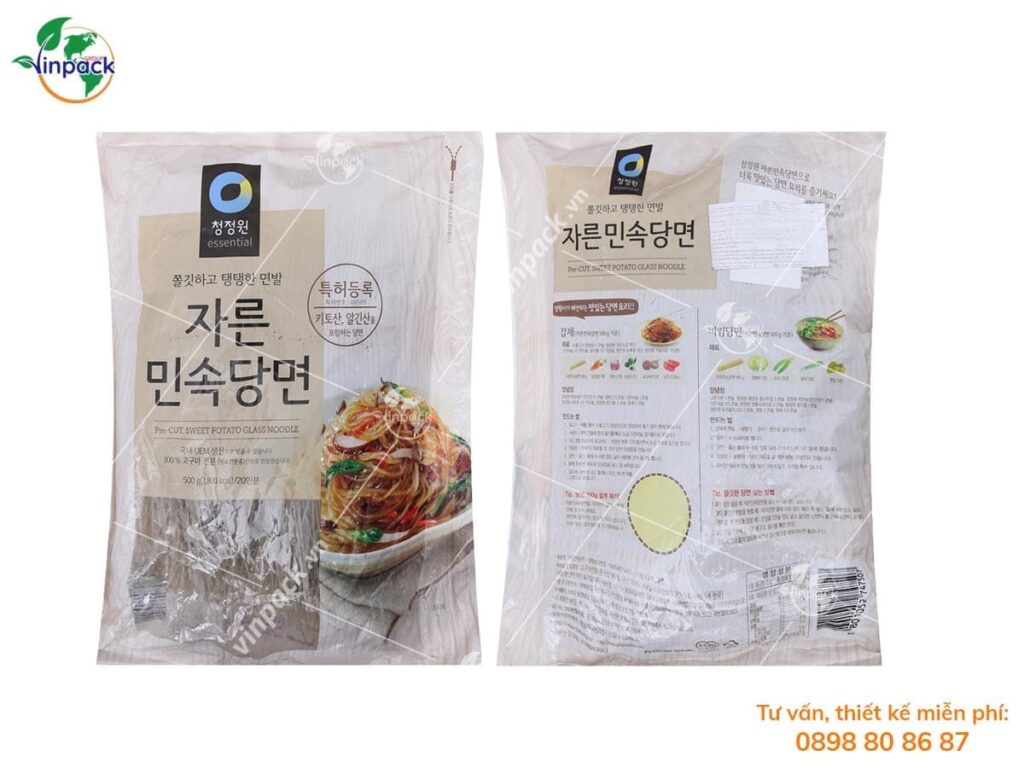 Bao bì đựng miến