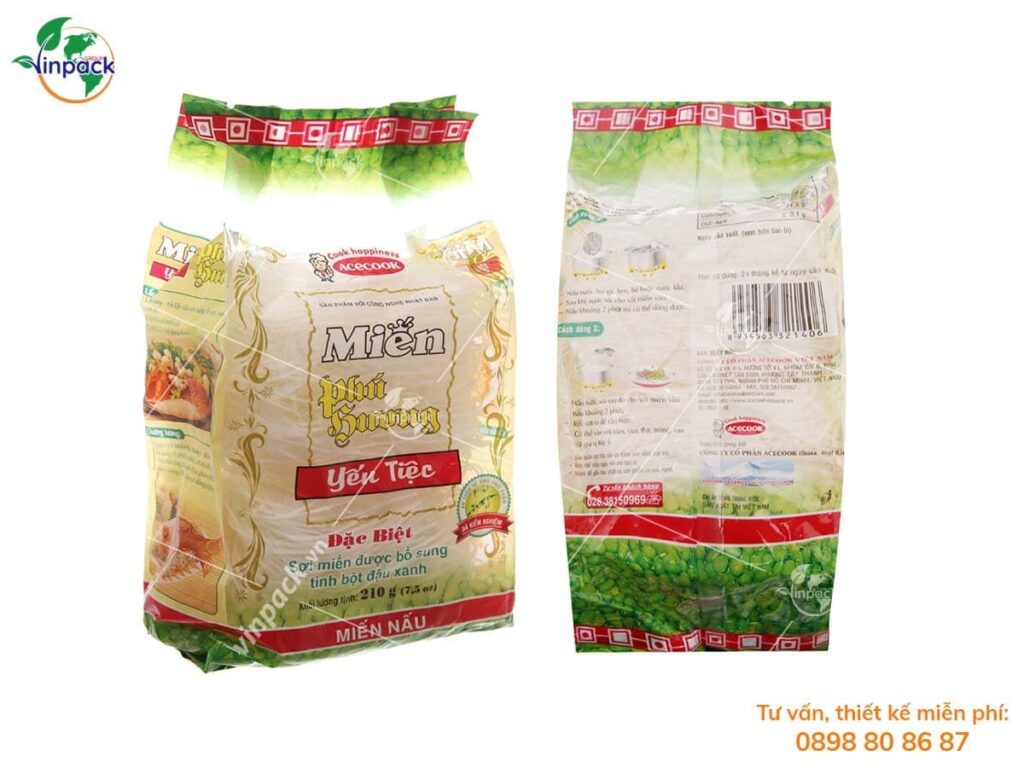 Bao bì đựng miến