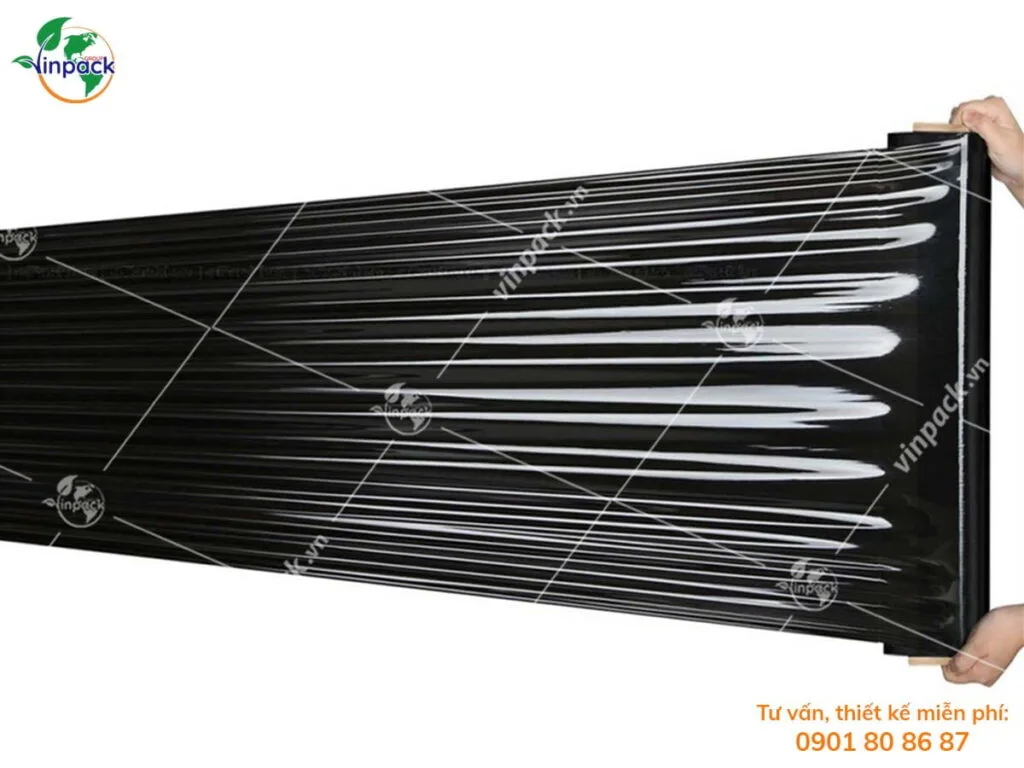 Màng PE Đen Quấn pallet