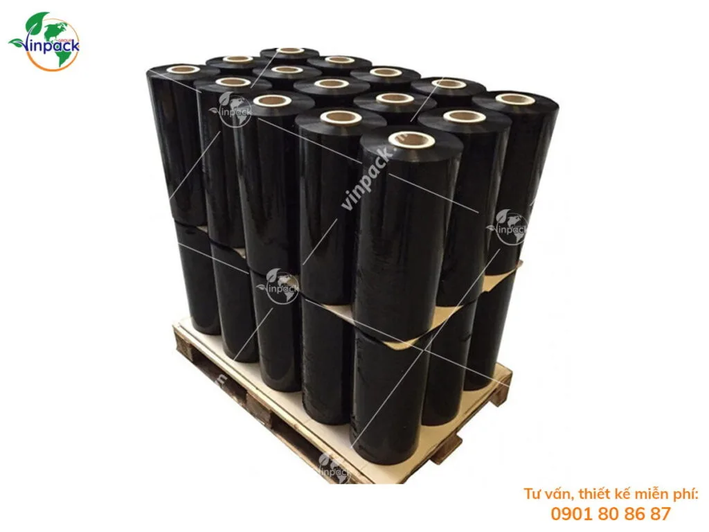 Màng PE Đen Quấn pallet