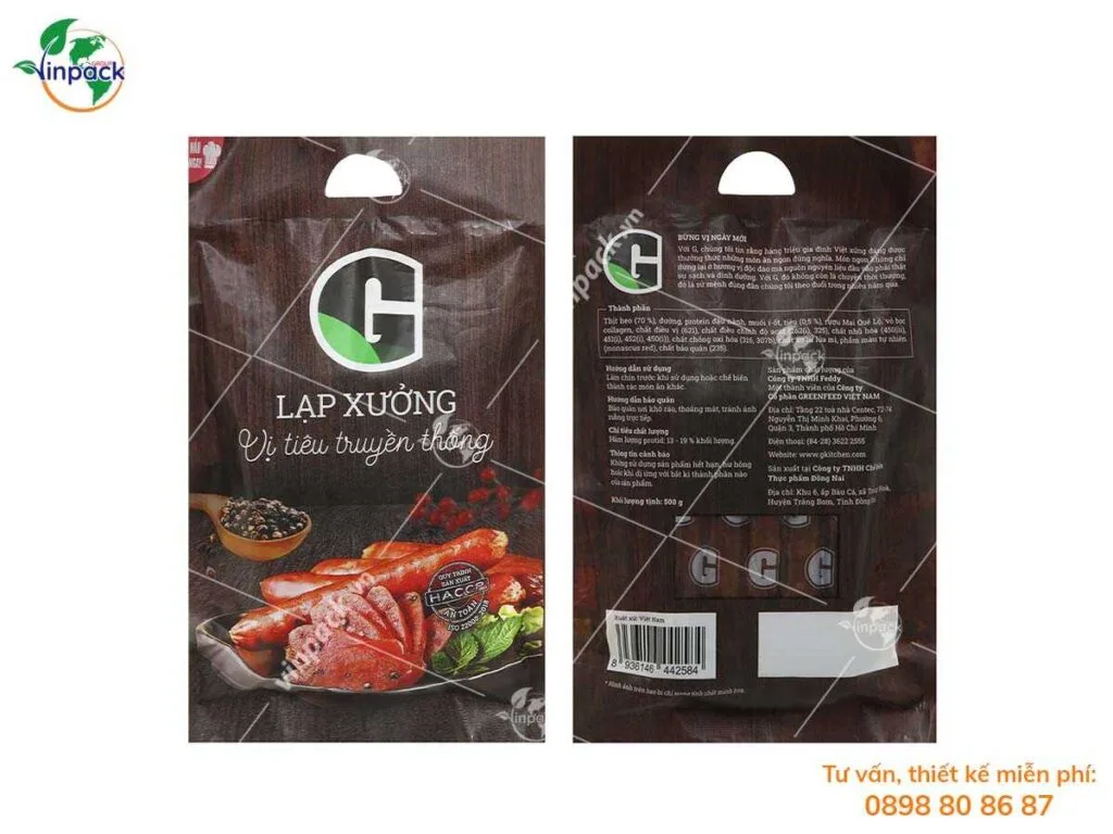 Bao Bì Đựng Lạp Xưởng