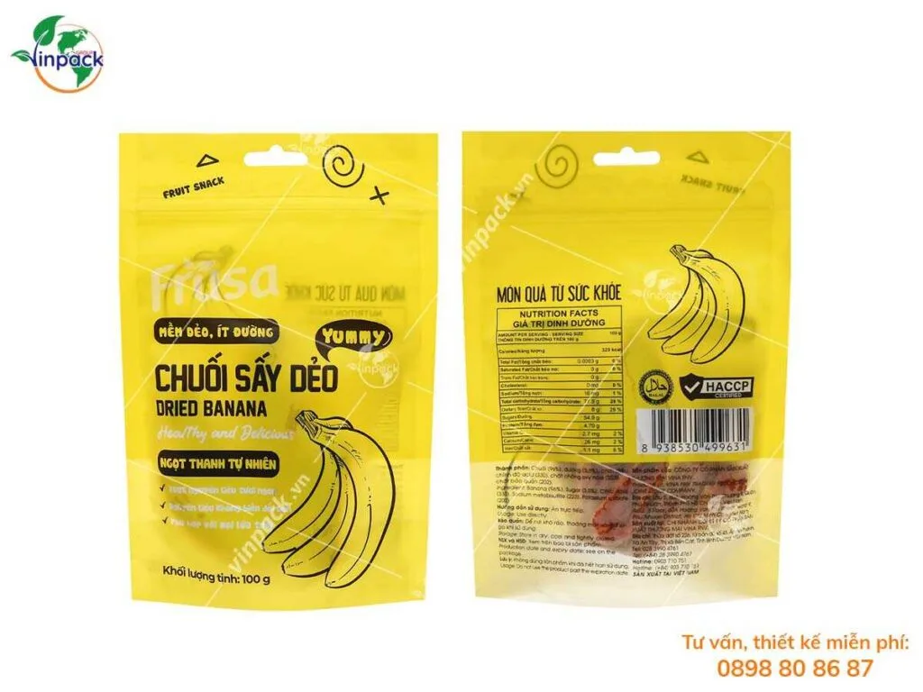 Bao Bì Chuối Sấy