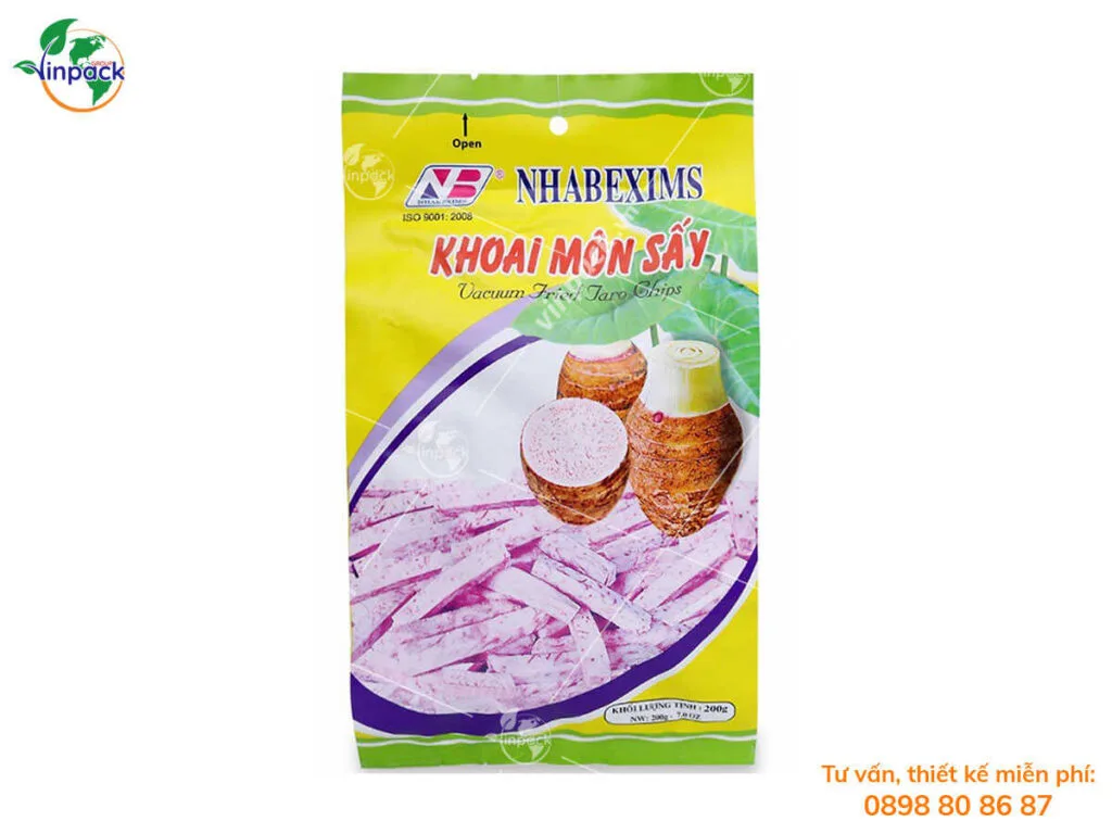 Bao Bì Khoai Môn Sấy