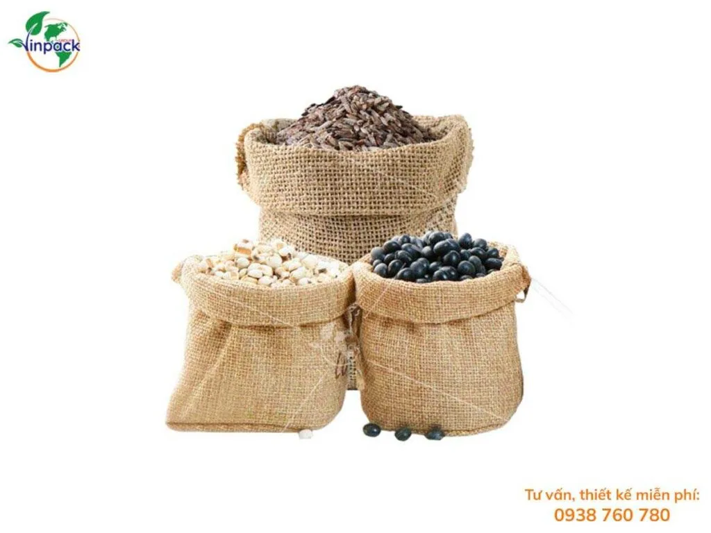 Bao vải đay đựng hạt
