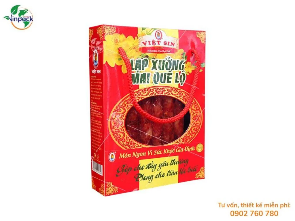 Túi giấy đựng lạp xưởng