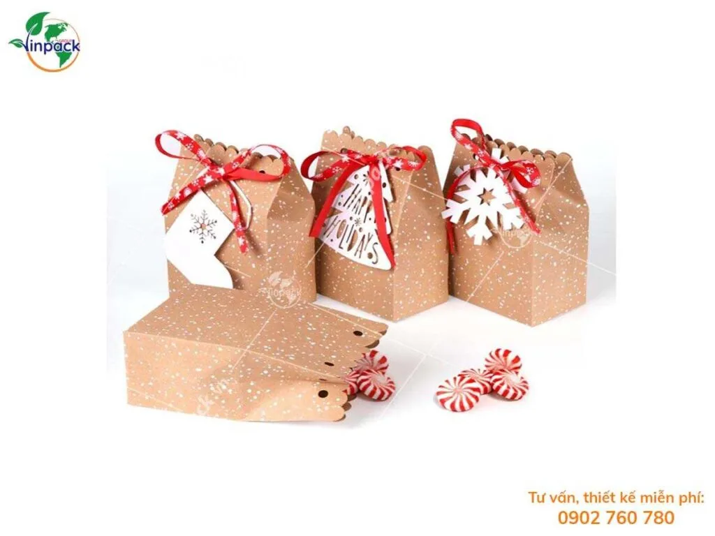 Túi giấy đựng quà giáng sinh