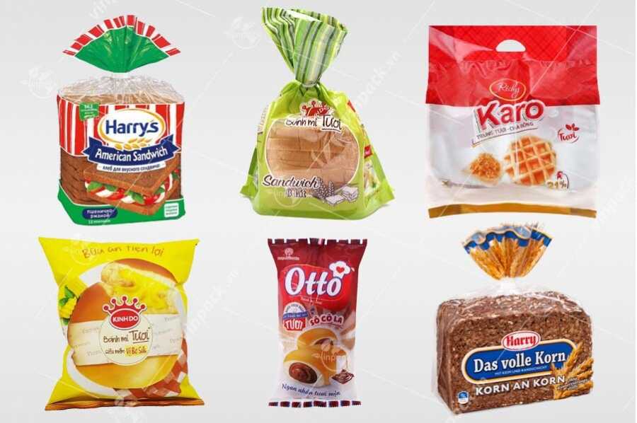 Bao bì bánh mì đa dạng kiểu dáng