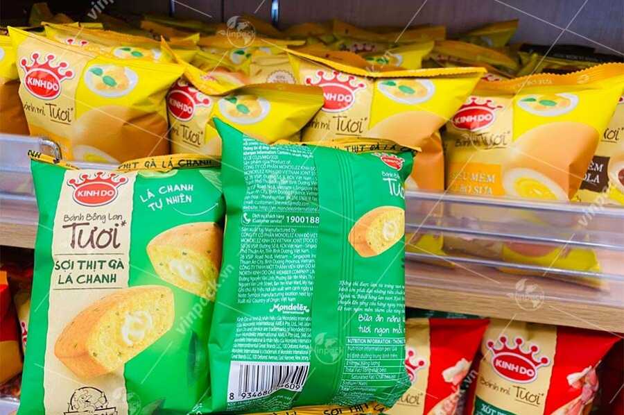 Bao bì bánh mì tươi kiểu túi đóng gói tự động