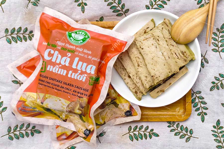 Bao bì chả lụa kiểu dáng hút chân không