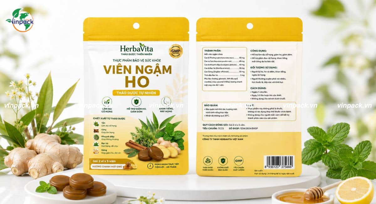 Dịch vụ in bao bì dược phẩm rõ nét 2 mặt trước sau