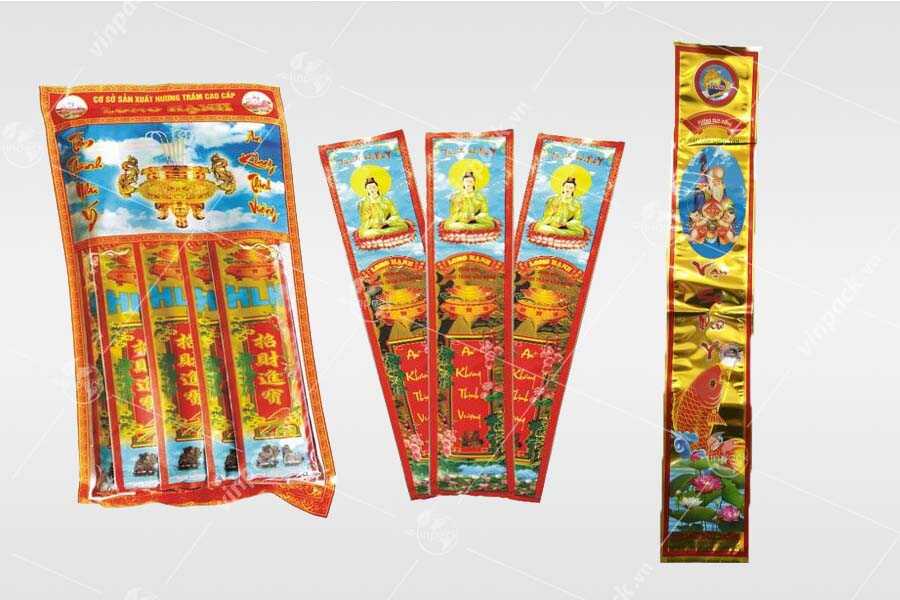 Bao bì hương nhang in trục đồng đẹp chuyên nghiệp