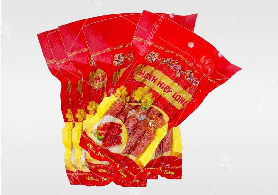 Bao bì lạp xưởng kiểu túi 3 biên - hút chân không