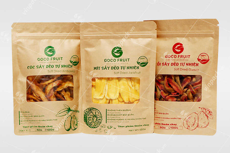 Bao bì mít sấy in lụa