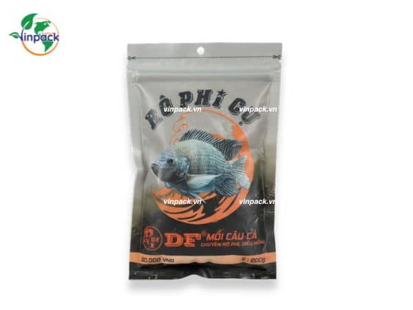 Bao bì đựng mồi câu cá