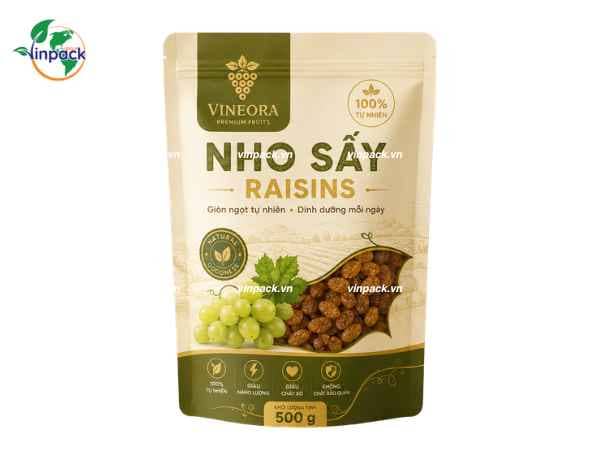 bao-bi-nho-say-500g Bao bì nho sấy 500g túi zipper đáy đứng in trục đồng