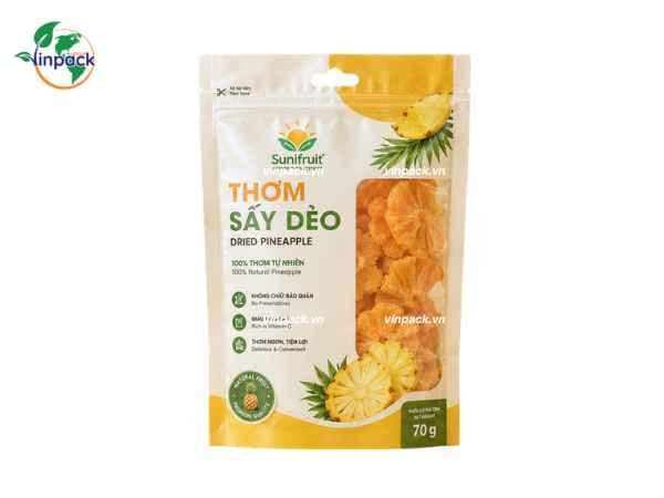 Bao bì thơm sấy màng ghép có cửa sổ trong suốt thấy sản phẩm bên trong