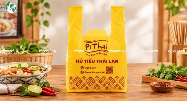 Túi 2 quai tự hủy Pi Thai