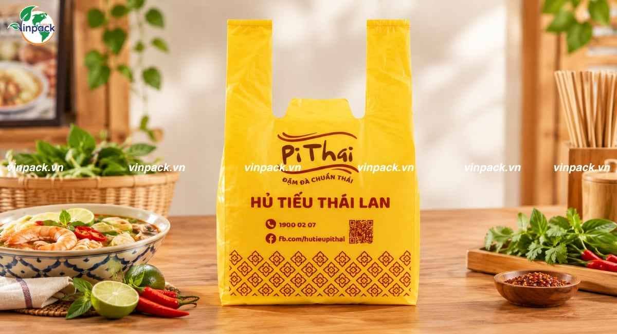 Túi 2 quai tự hủy Pi Thai
