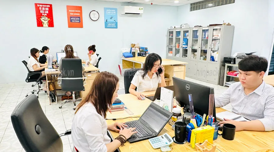 Sự chuyên nghiệp của phòng kinh doanh Vinpack