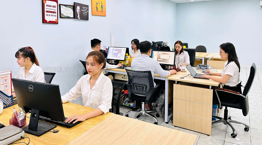 Phòng Marketing tài năng của Vinpack