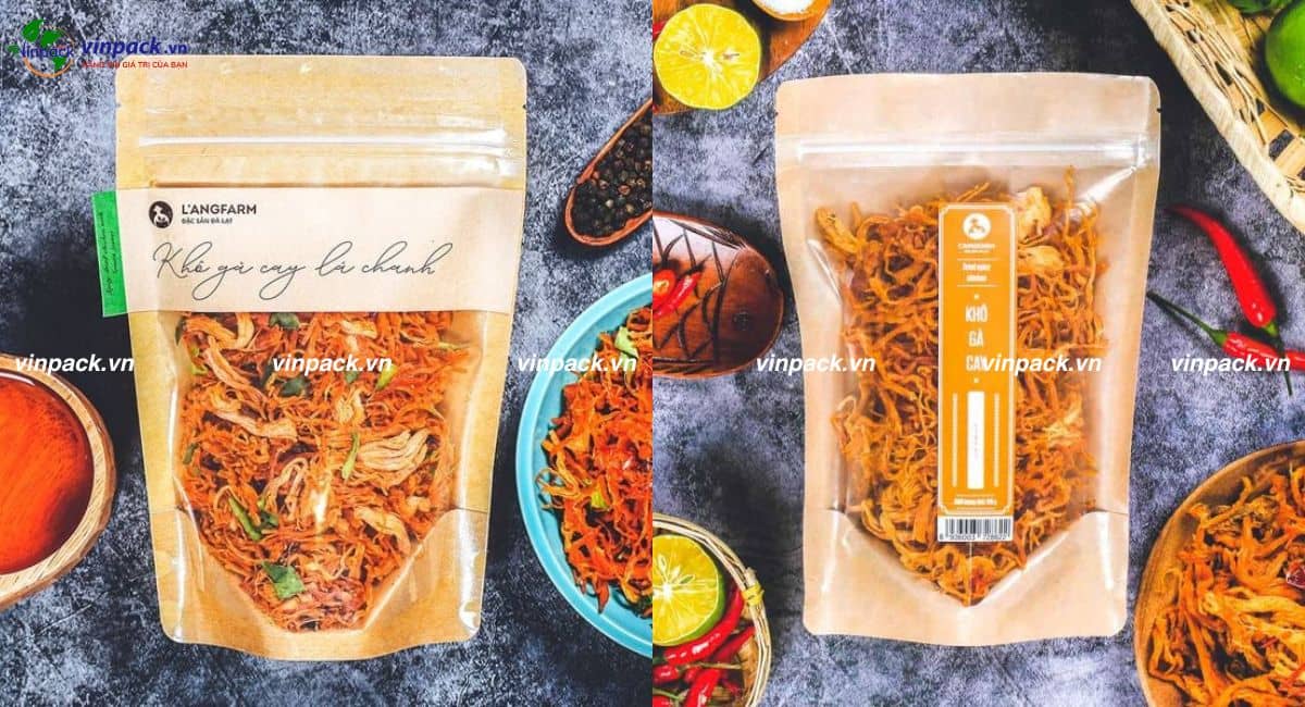 Túi đựng khô gà các loại