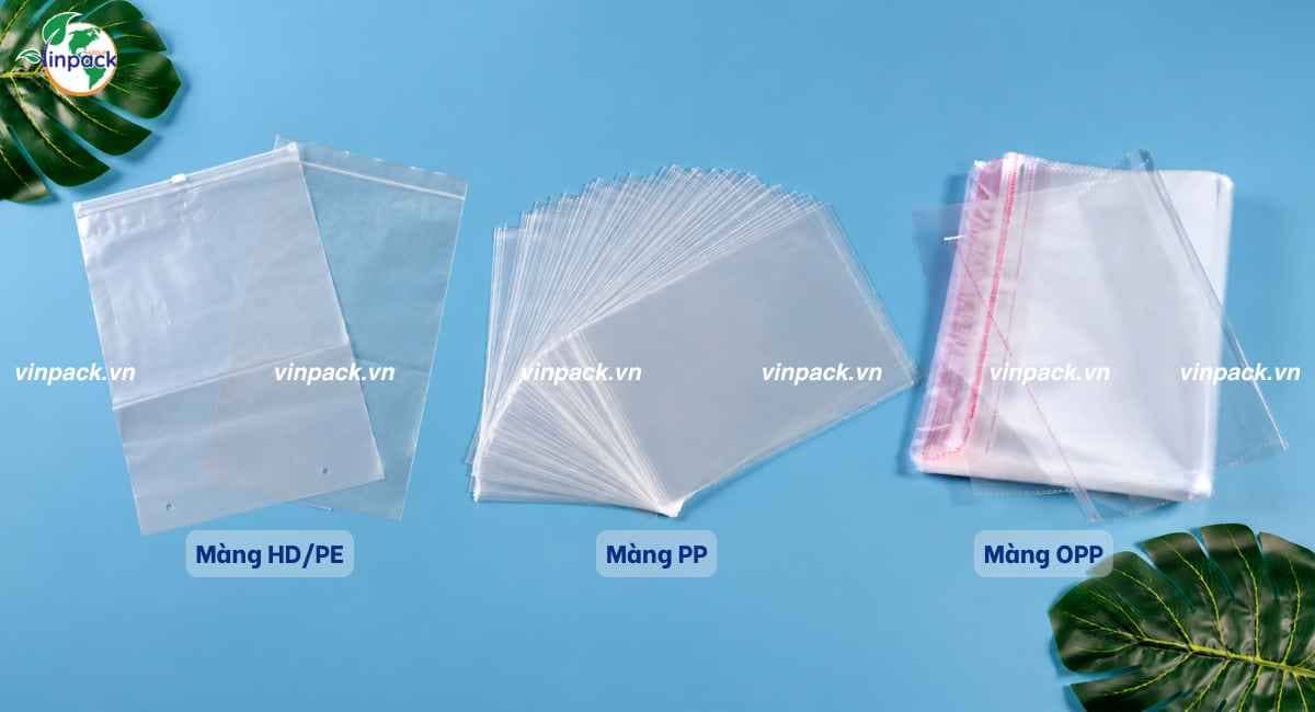 Các vật liêu sản xuất bao bì màng đơn