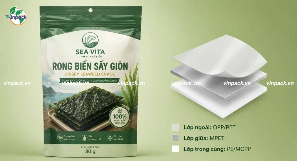 Bao Bì Rong Biển Sấy