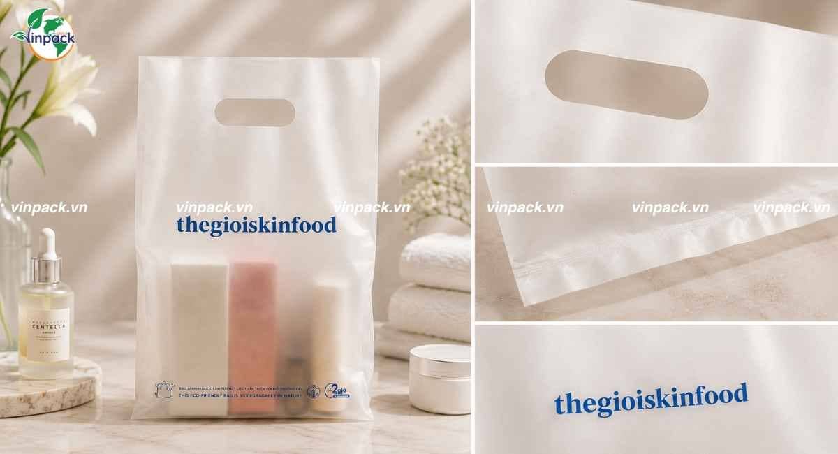 Chi tiết túi hột xoài tự hủy SkinFood