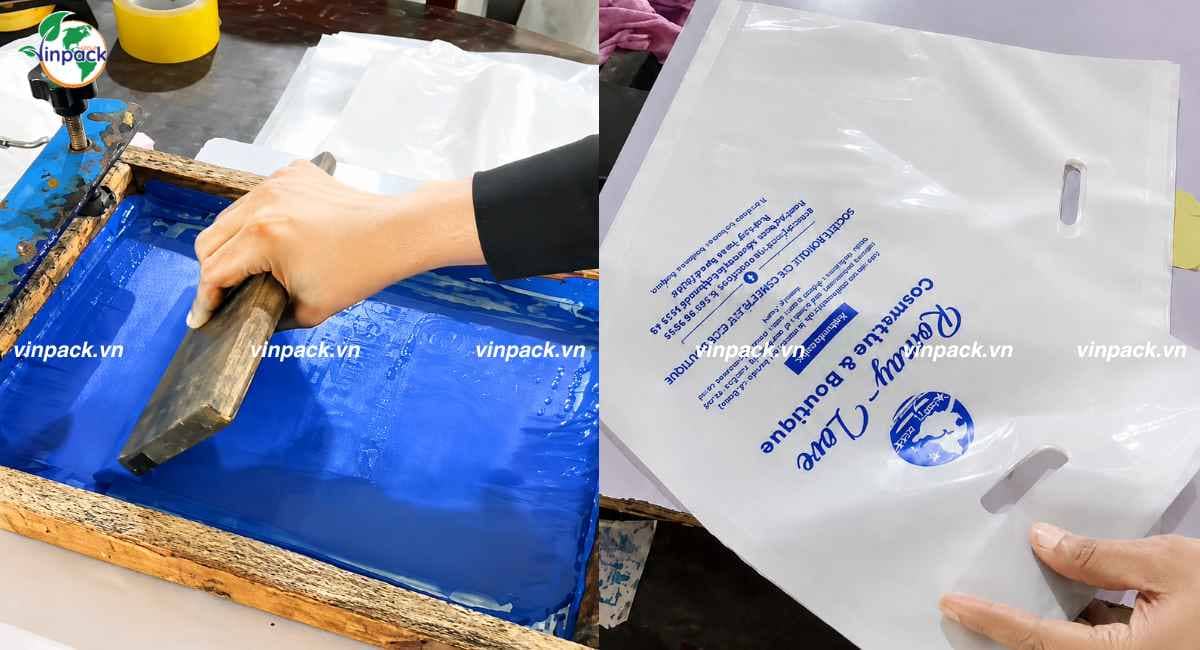 Công nghệ in lụa túi nilon tại Vinpack