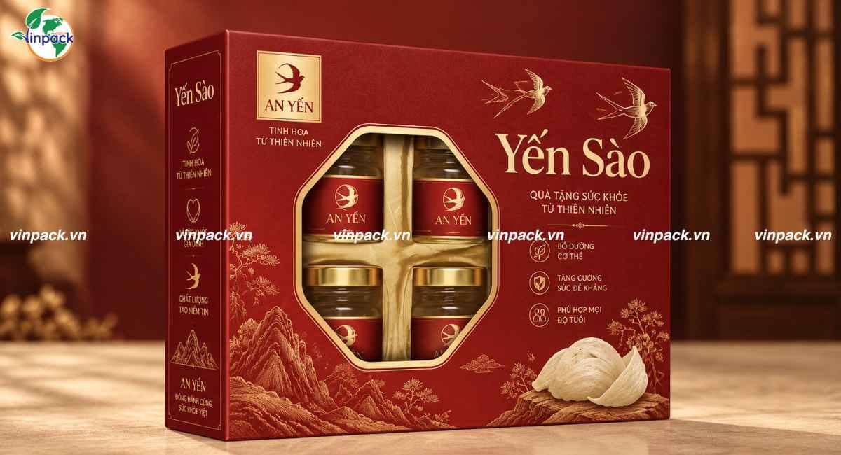 Công nghệ in offset hộp giấy đựng yến sào