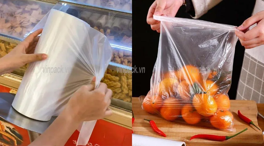 Cuộn đựng thực phẩm PE với đa dạng công dụng