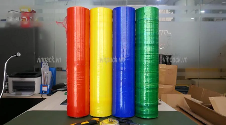 Cuộn màng PE nhiều màu sắc