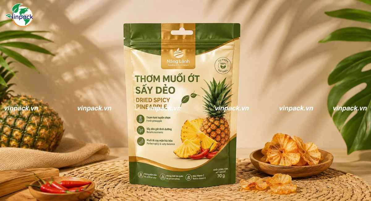 Dịch vụ in bao bì thơm sấy dẻo theo yêu cầu