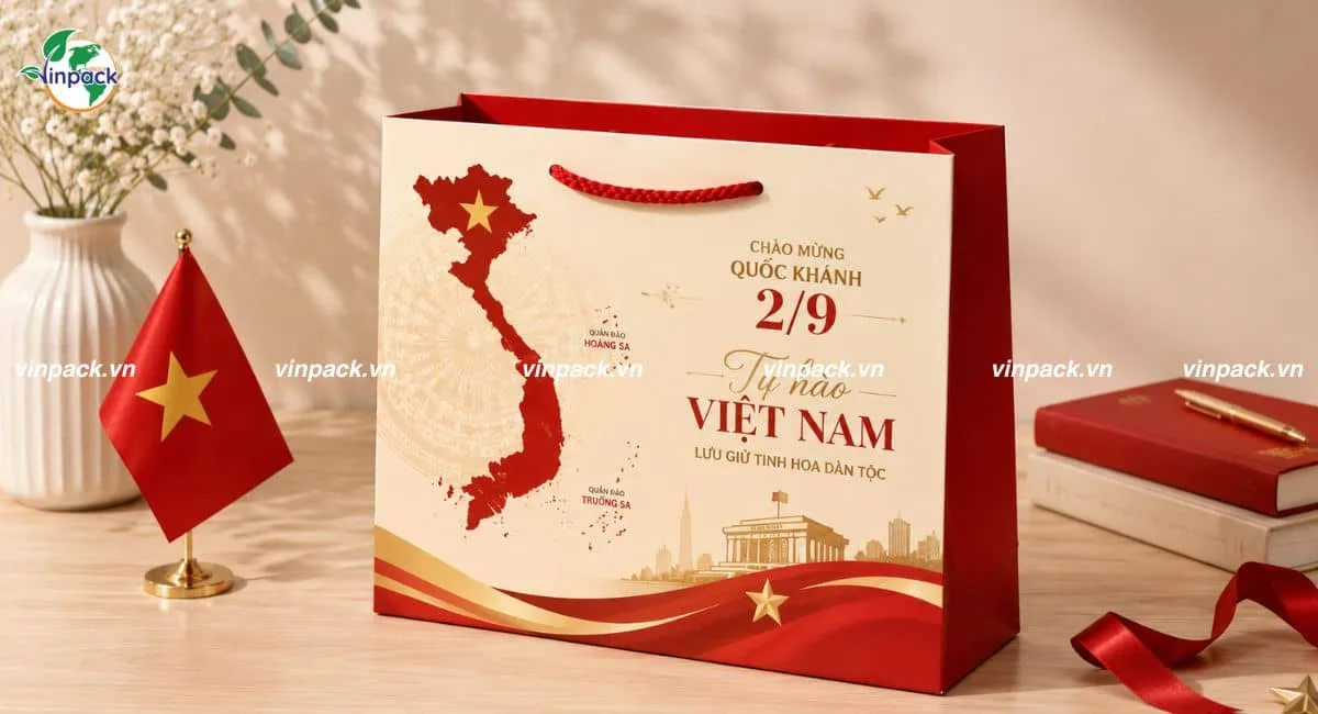 Dịch vụ in túi giấy 2/9 theo yêu cầu doanh nghiệp
