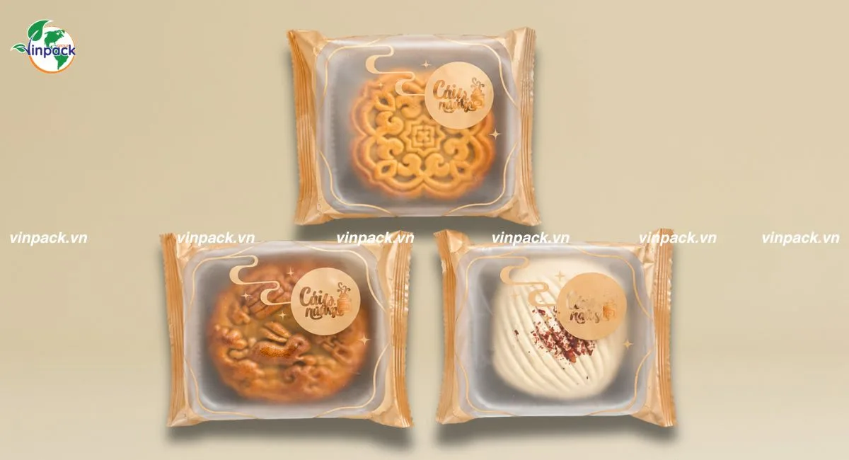 Bao bì đựng bánh trung thu Cái Lò Nướng hợp tác với Vinpack
