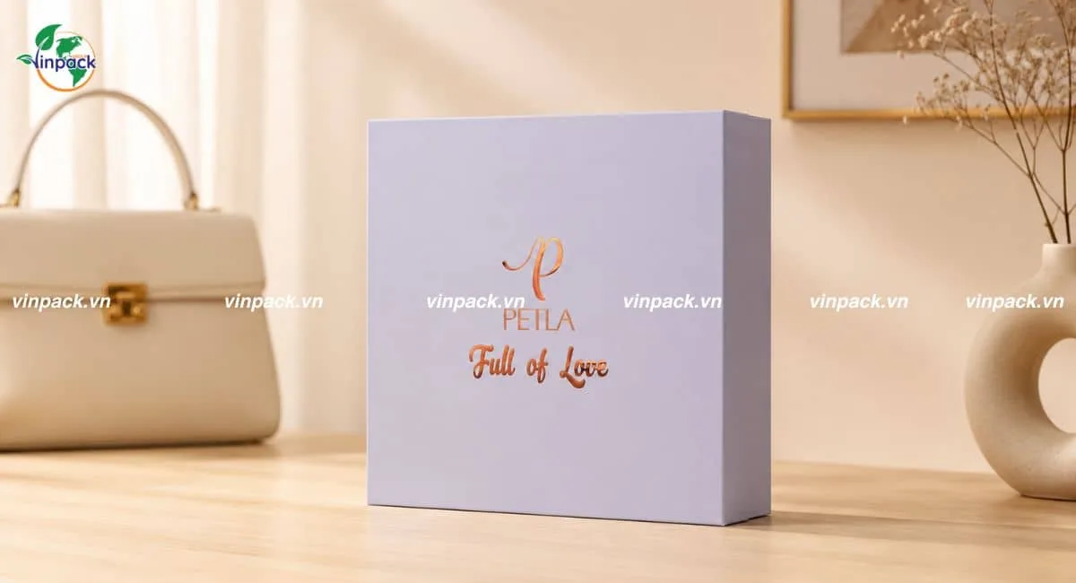 Mẫu hộp giấy đựng túi xách cho các thương hiệu thời trang