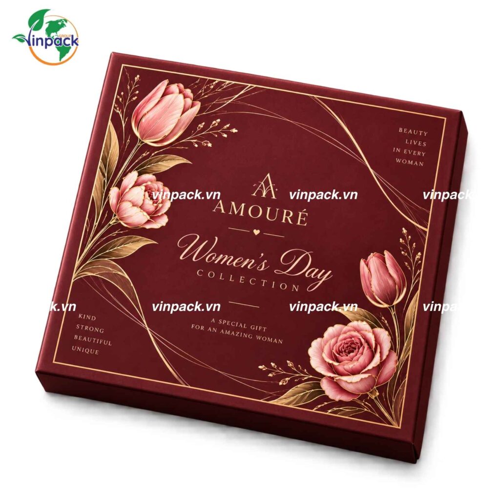 Hộp Giấy Đựng Quà 8/3