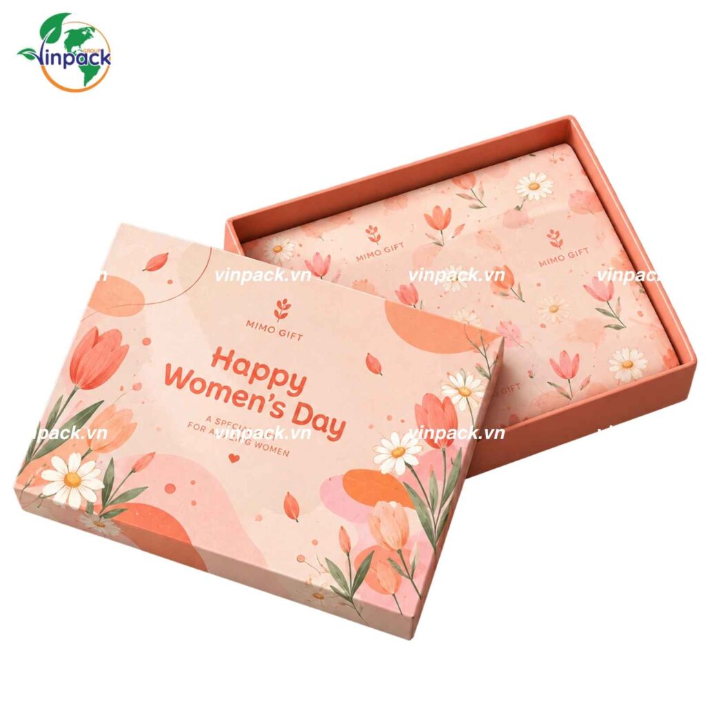 Hộp Giấy Đựng Quà 8/3