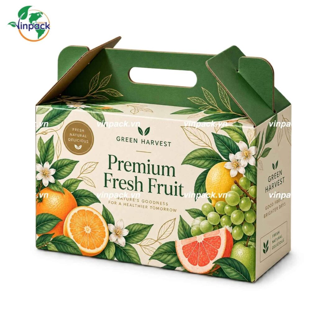 Hộp Giấy Đựng Trái Cây