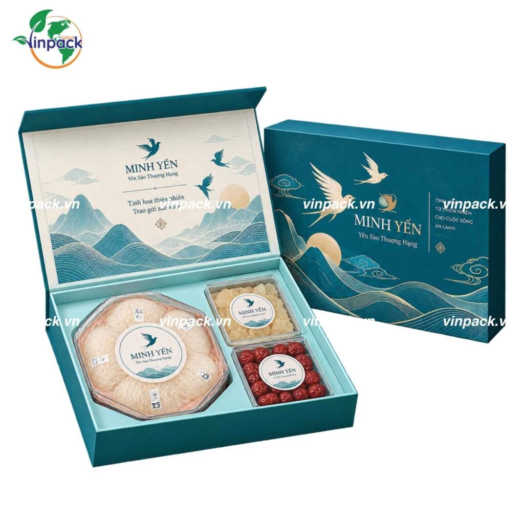 Hộp Giấy Đựng Yến Sào
