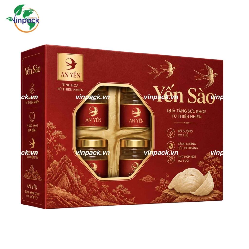 Hộp Giấy Đựng Yến Sào