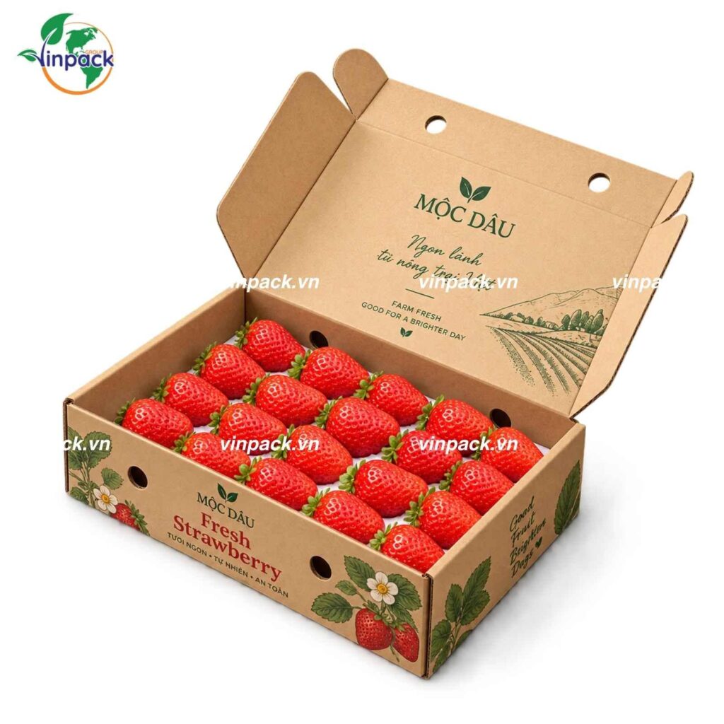 Hộp Giấy Đựng Trái Cây