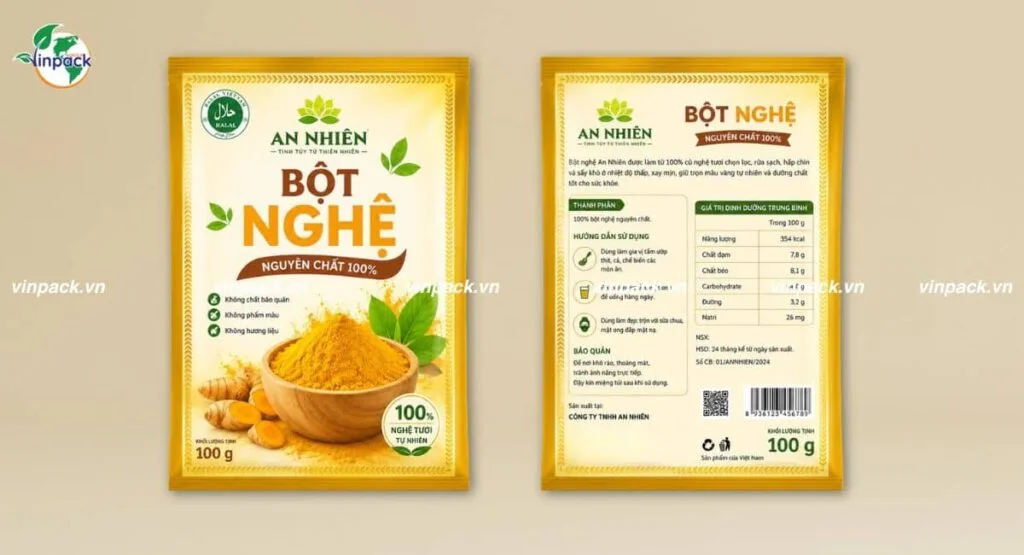 Bao Bì Bột Nghệ