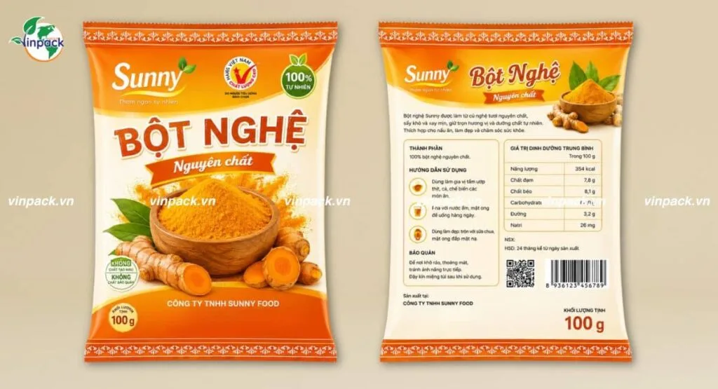 Bao Bì Bột Nghệ