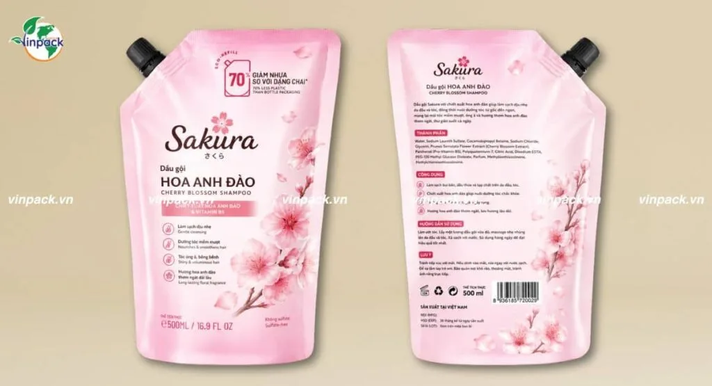 Bao bì dầu gội