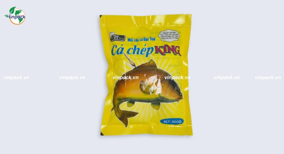 Mẫu bao bì đựng mồi câu cá chép