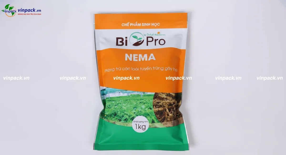 Bao bì thuốc bảo vệ thực vật in trục đồng sắc nét