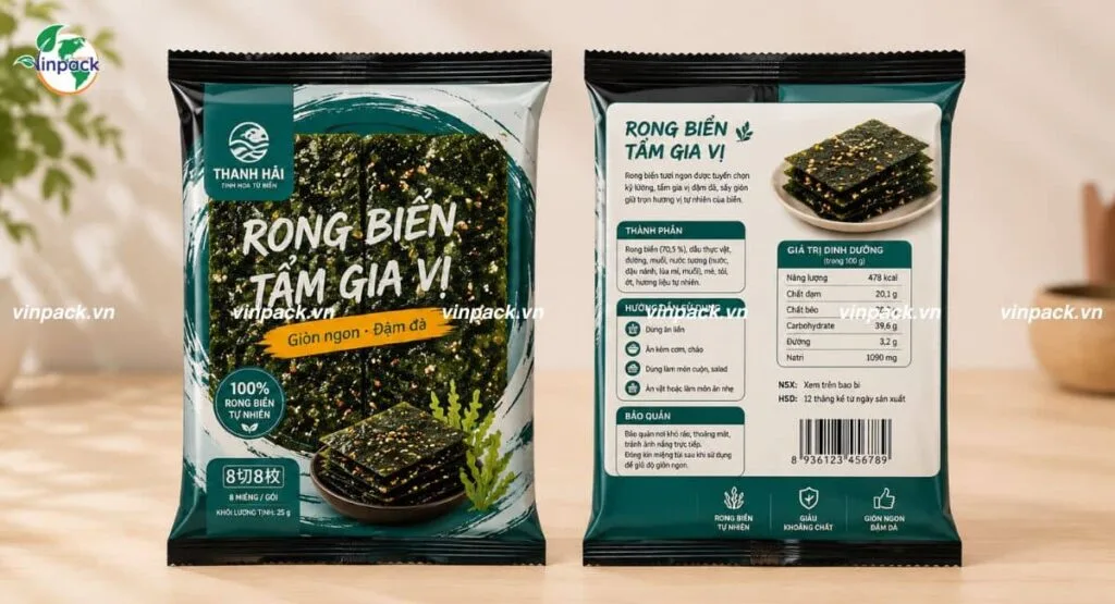 Bao Bì Rong Biển Sấy