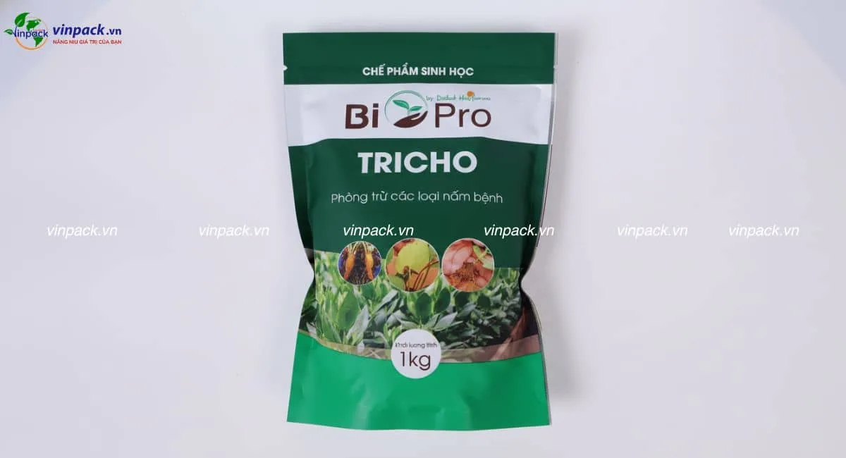 Bao bì bảo vệ thực vật túi đáy đứng in theo yêu cầu nông trại