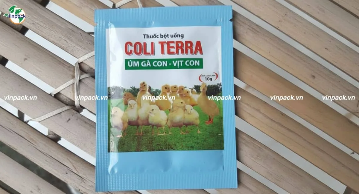 Mẫu bao bì thuốc thú y in logo thương hiệu